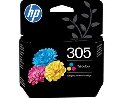 HP Cartouche d’encre trois couleurs 305 authentique