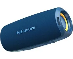 Hifuture Gravity luidspreker - Bluetooth speaker draadloos 5.3 - 12 Uur Speeltijd - IPX7 Waterdicht - Schakelen Tussen Twee Bluetooth-Apparaten - RGB LED-Licht - Kleur Blauw