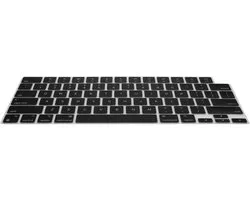 kwmobile Keyboard Cover Compatible with Apple MacBook Pro 14 M5 2026 A3426 - Keyboard Cover US English QWERTY - Black