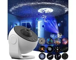Galaxy Projector - Premium 13-in-1 Projectorlamp - Sterren projector - Sterrenprojector Planetarium - Sterrenhemel - Nachtlampje - Sterrenhemel Projector - Sterrenlamp - Galaxy Lamp - Heelal - Universum - Mobstore