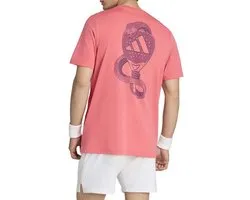 Adidas Padel T T-shirt Met Korte Mouwen Roze M Man