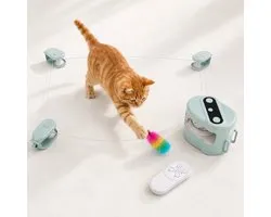 Jouet pour chat intelligent - Électrique - Télécommande - Vert