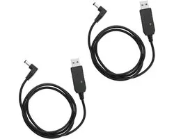 Dailygoody - Walkie Talkie Oplader Kabel - USB Opladen - 1 meter - Compatibel met Baofeng UV-5R UV-82 - Voor Twee-weg Radio's - Draagbare Stroomkabel