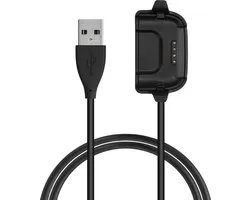kwmobile USB-oplaadkabel geschikt voor Willful ID205 / Yamay SW020 kabel - Laadkabel voor smartwatch - in zwart