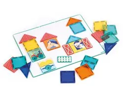 LUDI - Carreaux magnétiques - Panneaux magnétiques - Tuiles magnétiques - 27 pièces