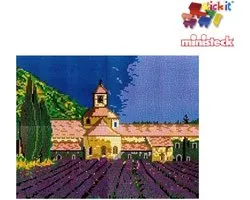 Champ de lavande Stick-it en Provence, environ 9 500 pierres, compatible avec Ministeck