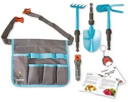 Gardena Tuingereedschapset voor Kinderen met Tas – Kindertuingereedschap Set met Schep Hark en Schoffel – Buitenspeelgoed