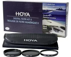 Hoya Digital Filter Kit II 62mm - Filtre UV, polarisation et NDX8