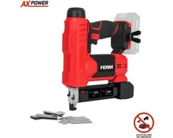 FERM - AX-Power - Agrafeuse sans fil - 20V - Sans batterie et chargeur