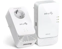 Powerline Kit - Netwerk Extender - Internet Verbinding - G.hn Standaard - 2 Stuks - Wit