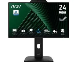 MSI Pro MP242PMG - Écran IPS Full HD - 120 Hz - 24 pouces - Webcam - Réglable 4 directions - Enceintes