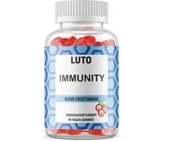 Immunity - Multivitamine voor ondersteuning weerstand - geen capsule, poeder of tablet - Vitamine C, Echinacea purpurea, vlierbes en propolis - vegan - 90 gummies - LUTO Supplements