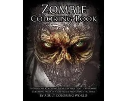 Greyscale Coloring Books for Adults- Zombie Coloring Book