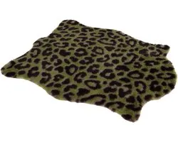 Gifts Amsterdam - Vloerkleed - Kleed - Panter - Panterpint - Groen - 41 x 33 cm