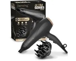 Haardroger - SAINT ALGUE - Demeliss Ultra Serie - Diffuser - 3 temperatuurstanden - 2200 W - Zwart