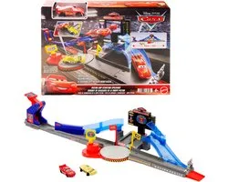 Mattel Disney en Pixar Cars Piston Cup Stuntbaan Speelset - Met Bliksem McQueen speelgoedauto