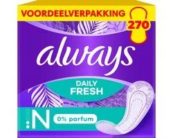 Always Daily Fresh inlegkruisje, 270 stuks