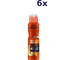 6x L'Oreal Men Expert Deo Spray 150 ml Protection contre la Heat