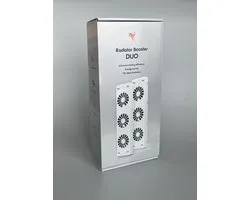 Cozyvent radiator ventilator DUO - Next Generation Afstandsbediening & Display – Stille Energiebesparende Radiator Booster - neerwaartse luchtstroom