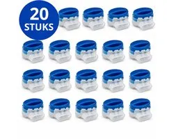 Twenty4seven® Gel Connector Robotmaaier 20 Stuks - Kabelverbinder Perimeterdraad Waterdicht - Kabelklemmen & Aansluitklemmen - Geschikt voor Gardena, Husqvarna & Worx Grasmaaier