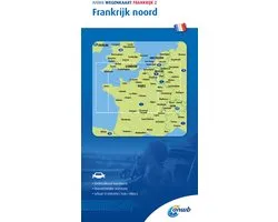 Wegenkaart- France North road map