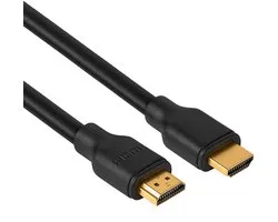 Allteq ALTQ-HDMI-200-B-0.5, 0,5 m, HDMI Type A (Standard), HDMI Type A (Standard), Canal de retour audio (ARC, Audio Return Channel), Noir