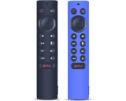 Siliconen beschermhoes afstandsbediening - 2 stuks - zwart en donkerblauw - optimale bescherming voor NVIDIA Shield - ShopVlot