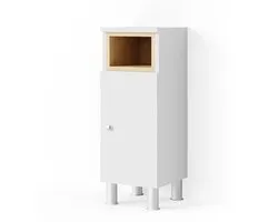 Vicco Aquis Halfhoge kast – 30 x 81.8 cm Wit