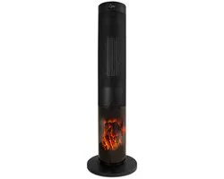 SUNTEC Heat PTC 2000 flame Ventilator elektrisch verwarmingstoestel Binnen Zwart 2000 W