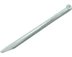 Proplus Tent Peg 30 Cm Metal Hemisphere Silver par 10 pièces