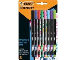 BIC Intensity Fineliners, 8st. Dimension article: longueur 15 cm
