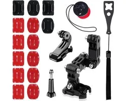 Support de casque de moto pour GoPro - Support de casque - Support de casque - Set complet