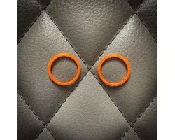 Gaming Accent Ringen - geschikt voor de Playstation 5 controller - 1 set = 2 ringen - oranje