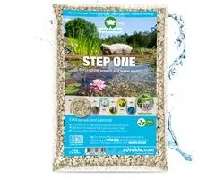 vdvelde.com - STEP ONE Vijversubstraat 20L - Poreus Substraat voor Vijverplanten en Vijverfilter - Natuurlijke Filtering - Vervangt Lavasteen - Veilig voor Vis en Dier