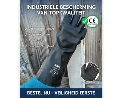 MAPA Chem-Ply 407 Gants de travail - noir - 1 paire