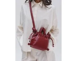 Ölend micro ona vegan leather bag cherry red