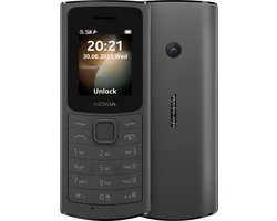 Nokia 110 Zwart,4G-128MB HD Calls,met camera QQVGA