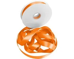 Dooozy 2,5 cm 91 m oranje kleur satijnen lint linten