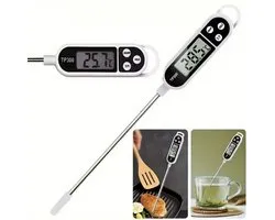 CHPN - Thermomètre de cuisine numérique - Thermomètre de cuisson - Températures des Nourriture - Thermomètre de Cuisine - Wit - Jusqu'à 300°C - Ustensile de cuisine