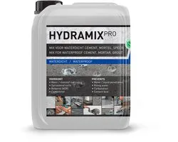 Cementmix Additief - 100% Cement waterdicht maken van Chape, Dekvloer, Stuc - Waterdichte mortel voor Voegen van Badkamer, Terras, Gevel - Permanente werking - Hydramix Pro 2.5L