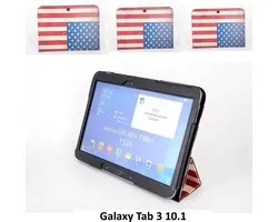 Samsung Galaxy Tab 3 10.1 Smart Tablethoes Print voor bescherming van tablet (P5210)- 8719273107577