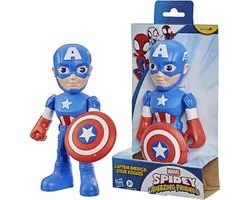 Hasbro Marvel Spidey et ses amis extraordinaires Captain America - Figurine articulée 23cm