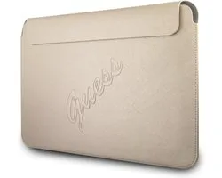 Guess Housse pour ordinateur portable et tablette 13 pouces PU Saffiano - Or
