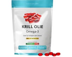 Krillolie Capsules 90 Stuks | 1000 mg per Dag | Rijke bron van Omega-3 | Beste alternatief voor Visolie | Geen vieze nasmaak van vis | 1.5 maanden Krill Olie voorraad
