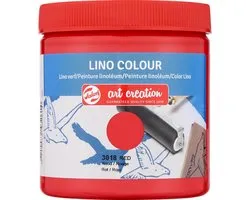 Talens Art Creation linoverf 250ml - Rood - linoleum - blockprint