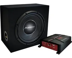 Pioneer GXT-3730B-SET  Subwoofer (TS-A30S4) + Versterker (GM-A3702) + kabels