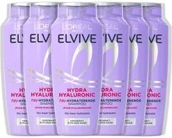 L'Oréal Paris Elvive Hydra Hyaluronic - Shampooing Shampooing hydratant à l'acide hyaluronique 250 ml - Pack économique 6 pièces