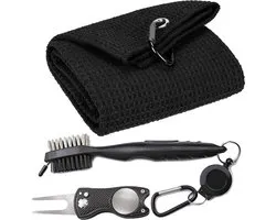 Stripe kit de golf - Relève-pitch, brosse double face et serviette