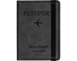 VAIVE Paspoort Hoesje RFID - Reisportemonnee - Paspoorthouder - Pasjeshouder - Paspoorthoes - Travel Wallet