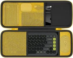 Co2CREA Hard Travel Draagtas voor Logitech POP LCON Keys Draadloos Toetsenbord en Logitech POP Muis Combo, Alleen Case